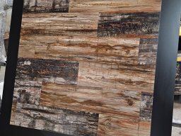 Brushed Petrified Wood Plank Flooring